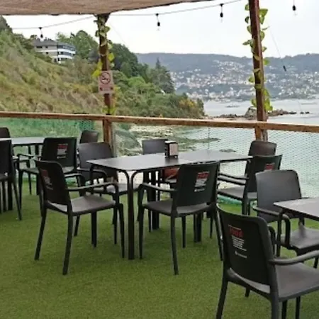 Apartmán Piso A Pie De Playa Con Terraza Exclusiva Moaña